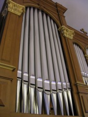 Détail de la Montre de l'orgue. Cliché personnel