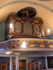 Vue de l'orgue depuis la nef. Cliché personnel