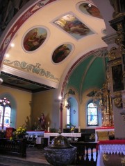 Une vue du choeur de l'église. Cliché personnel