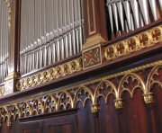 Détail du buffet de l'orgue. Cliché personnel