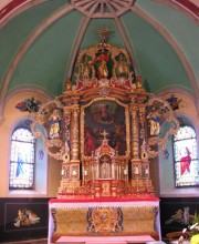 Une belle vue du choeur de l'église. Cliché personnel