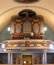 Une dernière vue de très bel orgue J. Scherrer (1857) de La Roche. Cliché personnel