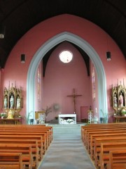 Vue intérieure de l'église de Grolley. Cliché personnel