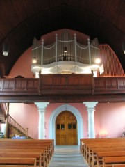 Vue des orgues depuis la nef. Cliché personnel