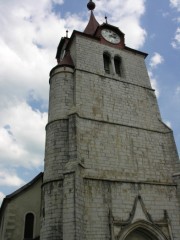 Temple du Locle, tour frontale de 1525. Cliché personnel