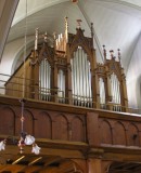 Orgue Spaich (1892) de l'église de Treyvaux dans le canton de Fribourg. Cliché personnel (début nov. 2007)