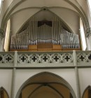 Orgue Roethinger de l'église catholique romaine de St-Imier (relevage en 2007). Cliché personnel (13 nov. 2007)