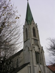 Eglise catholique romaine de St-Imier. Cliché personnel (13 nov. 2007)