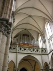 Vue du Grand Orgue depuis le collatéral sud. Cliché personnel