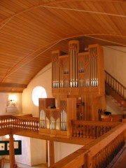 Vue de l'orgue depuis la galerie. Cliché personnel