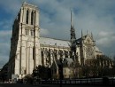 Façade sud de Notre-Dame de Paris. Crédit: //fr.wikipedia.org/