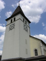 Eglise catholique du Locle. Vue extérieure. Cliché personnel