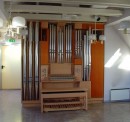 Orgue d'étude Glatter-Götz (2006) à l'Université de Berben, Norvège. Source: www.gg-organs.com/