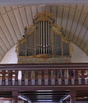 L'orgue de l'église de Guggisberg. Cliché personnel