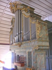 Autre vue de trois-quarts du buffet de l'orgue. Cliché personnel