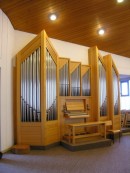 L'orgue Ayer-Morel de Brünisried (1981). Cliché personnel (nov. 2007)