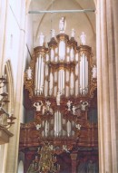 Le Grand Orgue de la Bovenkerk de Kampen (instrument du 18ème s. néerlandais). Crédit: www.reil.nl/