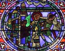 Un vitrail de la cathédrale du Mans. Crédit: www.art-roman.net/
