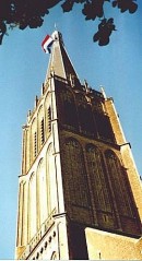 Flèche de la Martinikerk de Doesburg. Crédit: //nl.wikipedia.org/