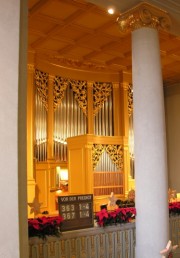 Vue de l'orgue depuis la tribune. Cliché personnel