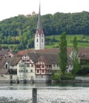 La Stadtkirche de Stein-am-Rhein. Crédit: //de.wikipedia.org/