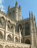 Vue extérieure de la Bath Abbey. Crédit: //en.wikipedia.org/