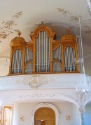 Orgue de l'église catholique de Weinfelden, restauré par Späth. Cliché personnel (automne 2012)