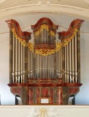 L'orgue Späth de l'église catholique d'Andwil. Crédit: https://www.kathandwilarnegg.ch/orgel (S. Pletscher)
