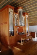 Orgue Kuhn de Diemtigen, église. Cliché personnel (mars 2010)