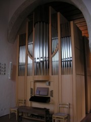 Vue de l'orgue Kuhn. Cliché personnel