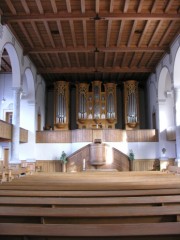 Vue intérieure générale de l'église. Cliché personnel