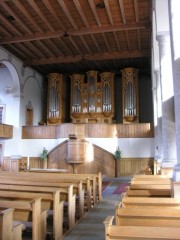 Autre vue en direction du Grand Orgue Füglister (1981). Cliché personnel