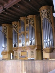 Une dernière vue de cet orgue remarquable: Zwinglikirche à Granges. Cliché personnel