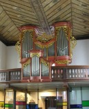 Orgue Metzler (buffet de 1772), Stadtkirche de Büren an der Aare. Cliché personnel (19.01.2008)