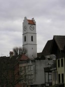 La Stadtkirche de Büren an der Aare. Cliché personnel (janvier 2008)