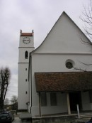 La Stadtkirche de Büren an der Aare. Cliché personnel (janvier 2008)