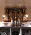 Grand Orgue de la Manufacture des Grandes Orgues Genève SA à l'église St-Eusèbe, Granges. Cliché personnel (17.01.2008)