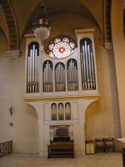 Vue de l'orgue de choeur Mathis (1994), St-Martin, Olten. Cliché personnel