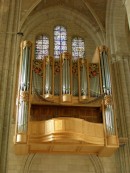 Grand Orgue du facteur français Henri Saby (2004), cathédrale de Noyon. Crédit: facteur Henri Saby