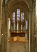 Autre vue des orgues Henri Saby, cathédrale de Noyon. Crédit: M. B. Dedieu