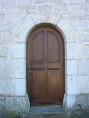 Belle porte du Temple des Planchettes (1702). Cliché personnel