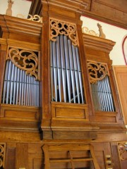 Autre vue de la Montre de l'orgue. Cliché personnel