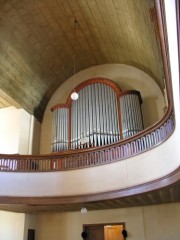 Vue de l'orgue Kuhn. Cliché personnel