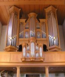 Le splendide Grand Orgue Metzler (1983) de la Stadtkirche de Zofingen. Cliché personnel (fév. 2008)