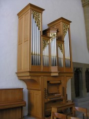 Autre vue de l'orgue de choeur Metzler. Cliché personnel