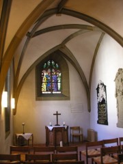 Chapelle gothique à gauche du choeur. Cliché personnel