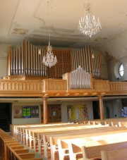 Une dernière vue de l'orgue Metzler de la Stadtkirche de Thoune. Cliché personnel