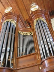 Autre vue de la façade de l'orgue. Cliché personnel