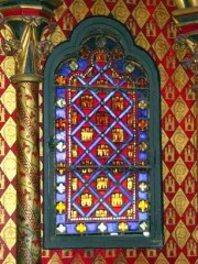 Sainte-Chapelle, Paris. Vitrail. Cliché personnel