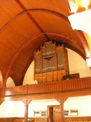 Autre vue de l'orgue depuis la nef. Cliché personnel